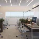 Contemporary Design Integrates with Eco-Friendly Workspace